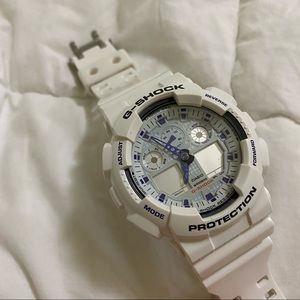 Casio G-Shock GA-100A White Water Resistant UNISEX